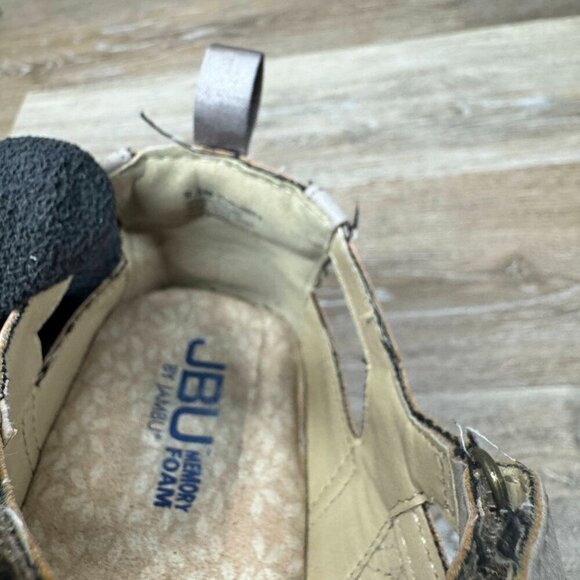 JBU Wildflower Mary Jane Leather Taupe Casual Shoe Women's Size 9.5 - Picture 5 of 6